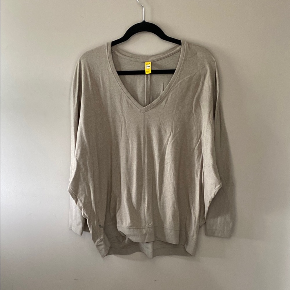 Lole Tan Oversized Top Relaxed Fit
